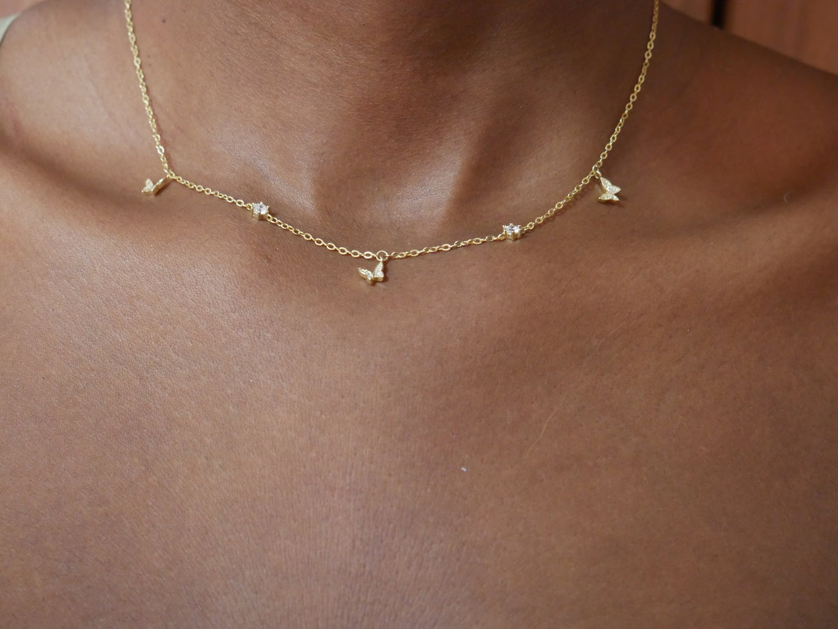 Dainty Butterfly Necklace